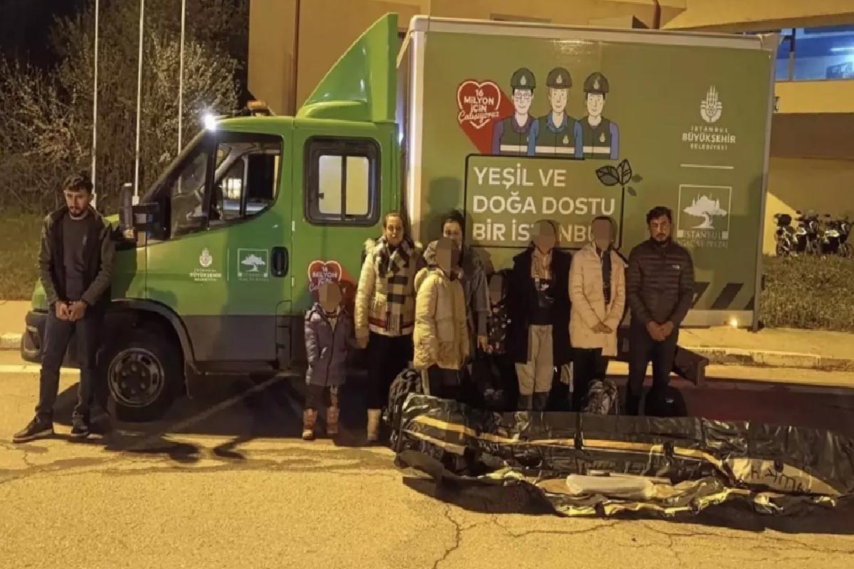 İBB’nin hizmet aracı insan kaçakçılığında kullanıldı