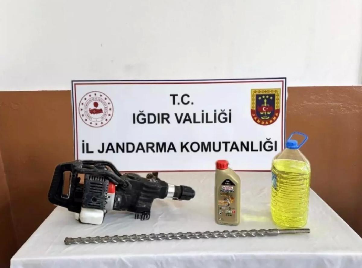 Iğdır’da İzinsiz Kazı: 5 Gözaltı