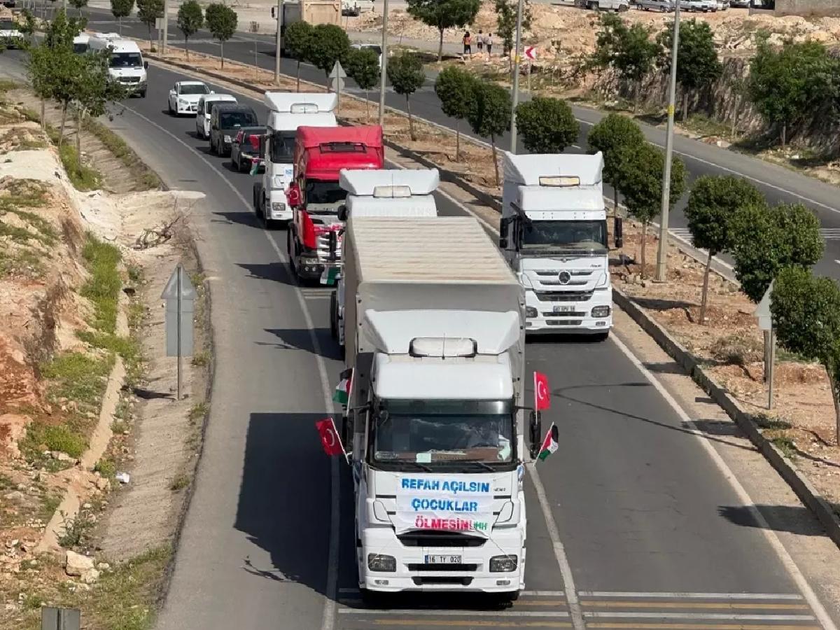 İHH’dan Gazze İçin Tır Konvoyu