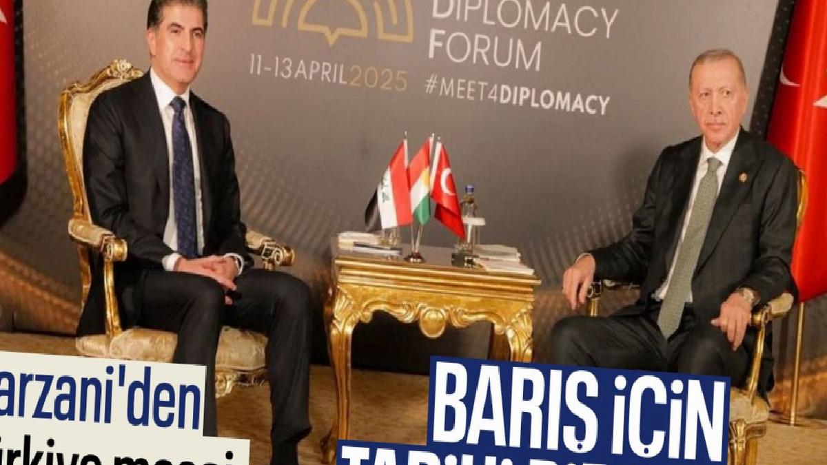 IKBY Başkanı Barzani’den Türkiye açıklaması: Tarihi bir imkan ve süreç