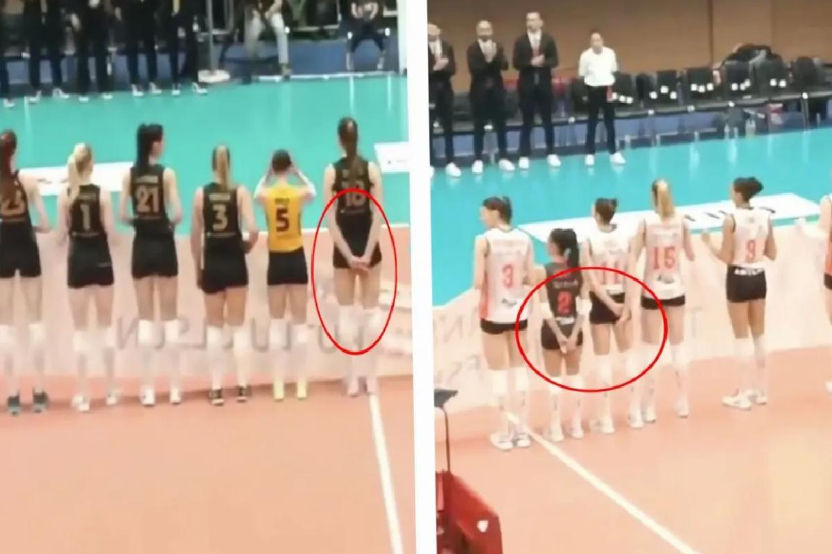 İlkin Aydın’ın ardından 3 voleybolcu daha polis pankartını tutmadı