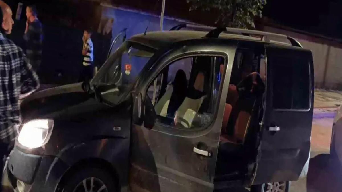 İnegöl’de Seyir Halindeki Araca Silahlı Saldırı