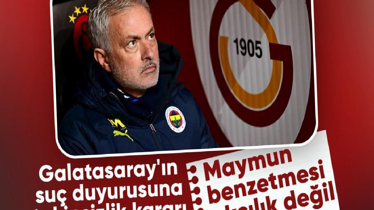Irkçılıkla suçlanan Jose Mourinho’ya takipsizlik kararı