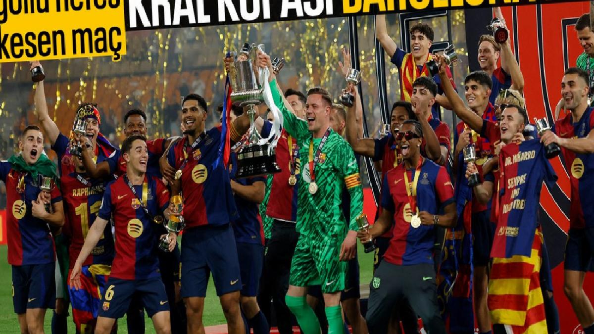 İspanya’da Kral Kupası’nın sahibi Barcelona oldu