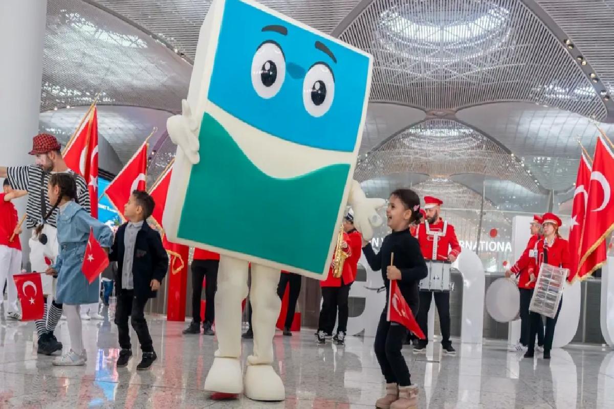İstanbul Havalimanı’nda 23 Nisan Coşkusu