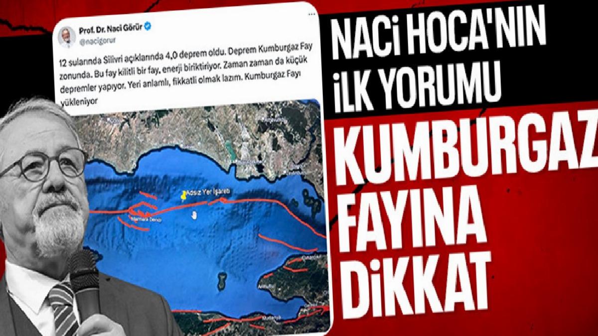 İstanbul’da büyük deprem! Naci Görür: Fay enerji biriktiriyor