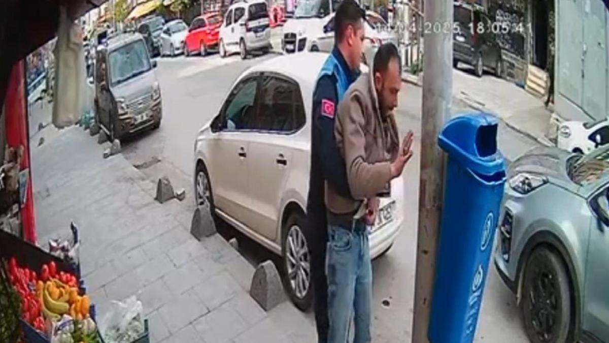 İstanbul’da zabıta memurundan hayat kurtaran heimlich manevrası