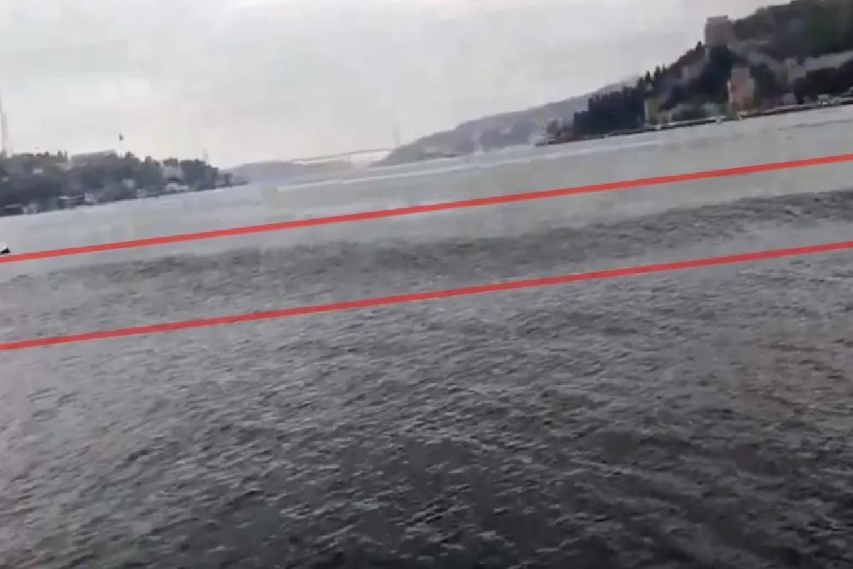 İşte İstanbul’daki 6.2’lik depremin boğazda yarattığı etki