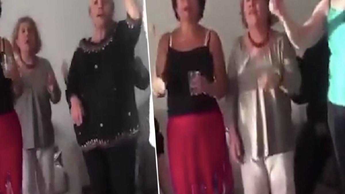 İzmir Marşı’nı zikir halkası oluşturarak söyleyen kadınlar gündem oldu