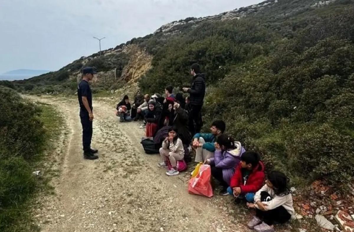 İzmir’de Düzensiz Göçmen Operasyonu
