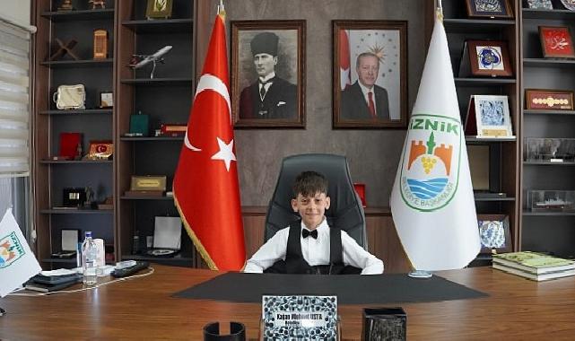 İznik’te 23 Nisan’ın Başkanı Muhammed oldu