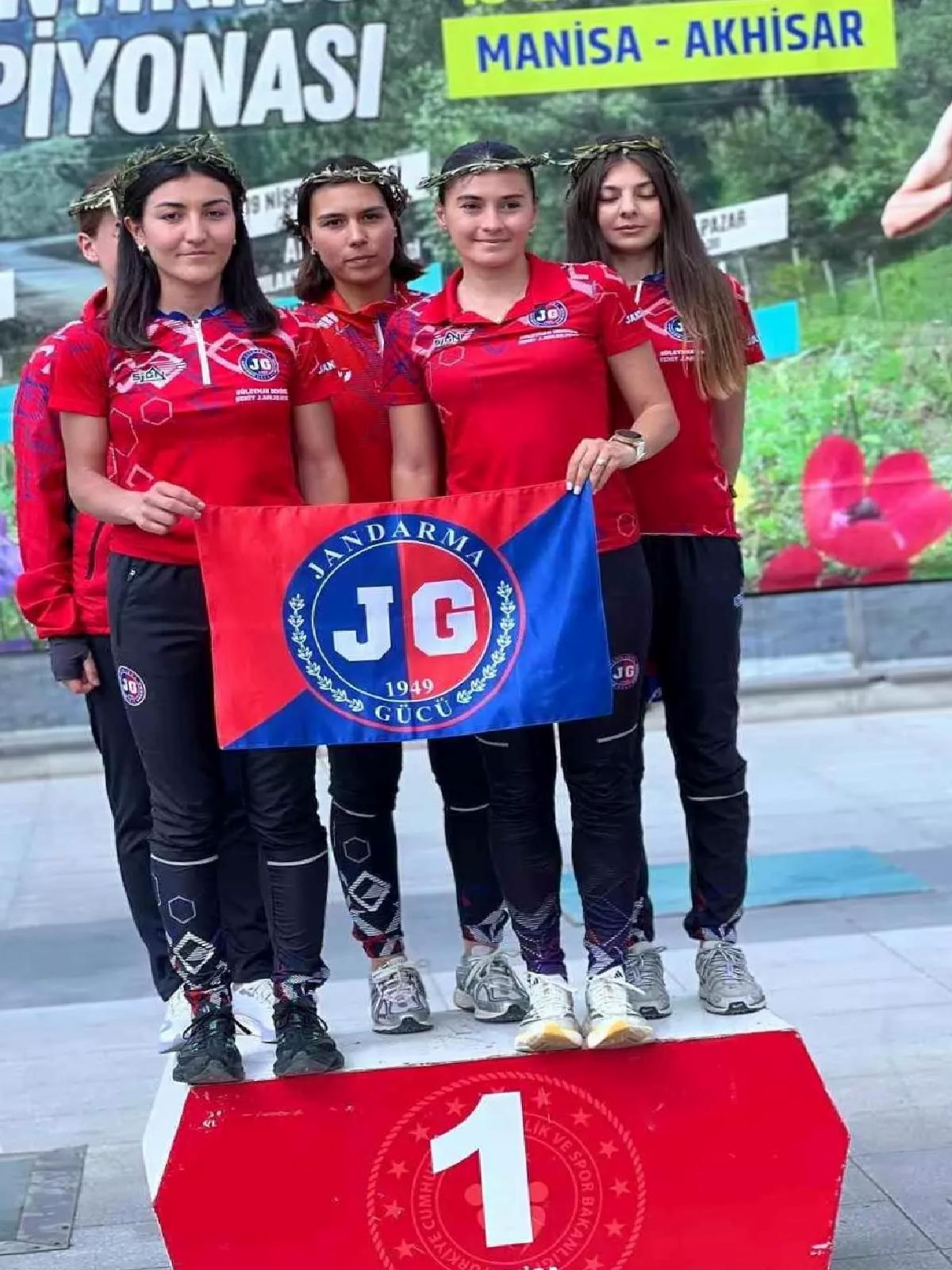 Jandarma Gücü Oryantiring’de Şampiyon
