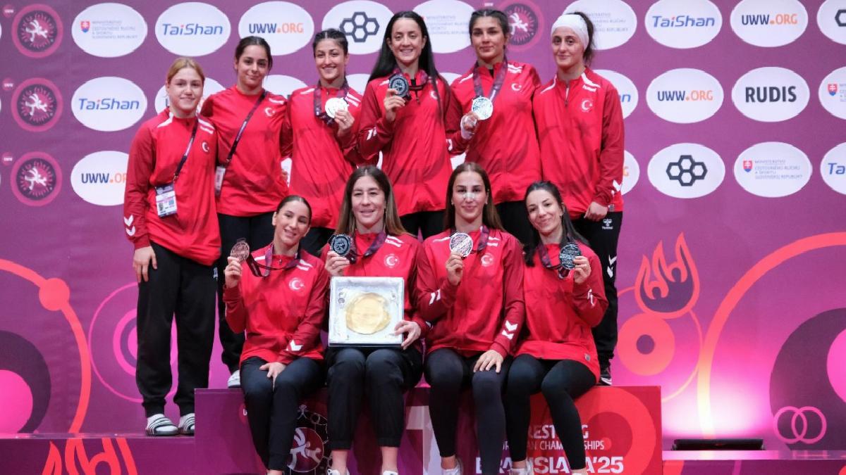 Kadın Güreş A Milli Takımı, Avrupa ikincisi oldu