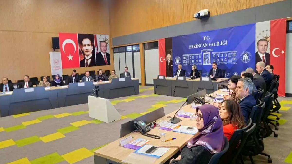Kadına Yönelik Şiddetle Mücadele Toplantısı Erzincan’da Yapıldı