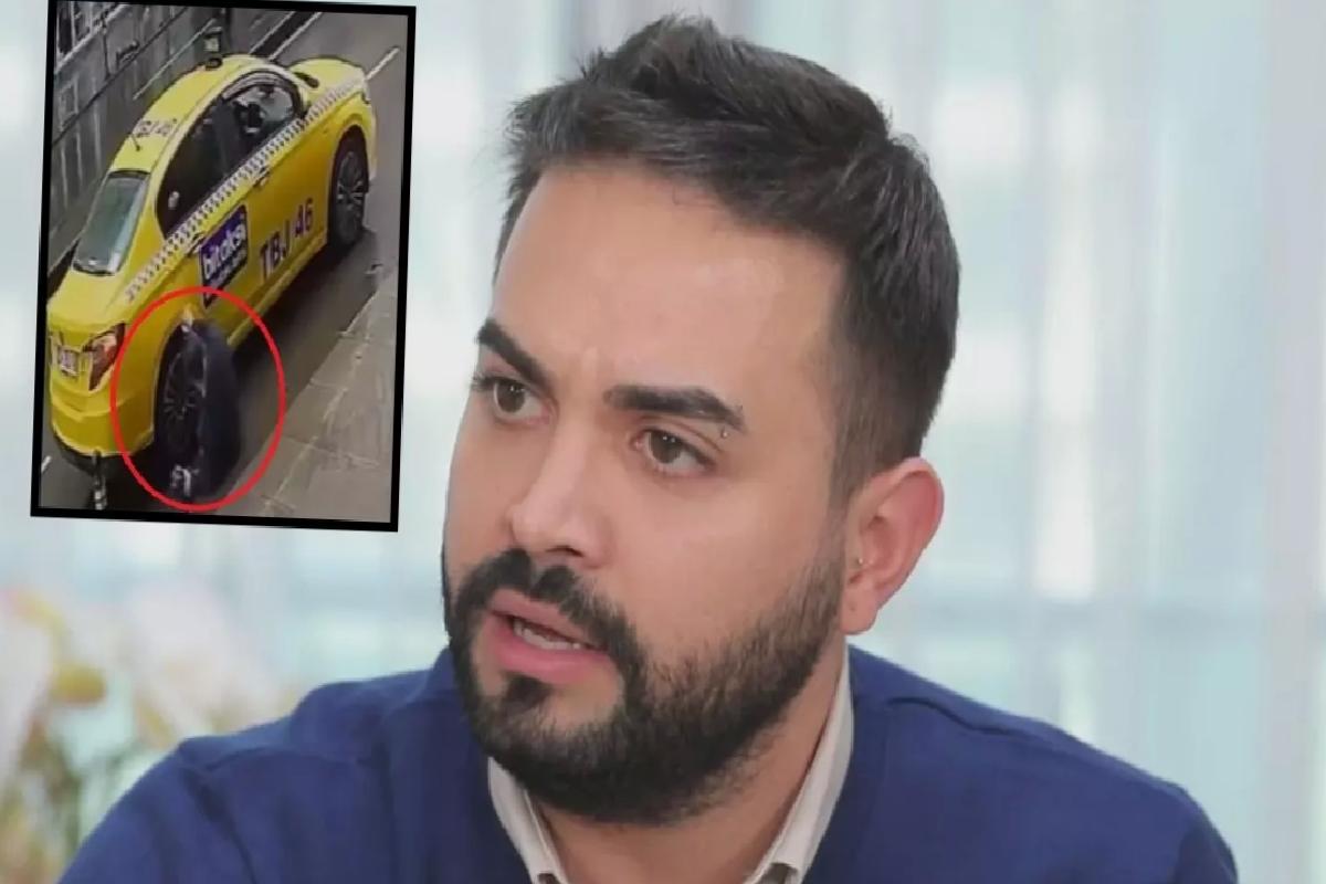 Kadir Ezildi’nin korkutan anları! Taksiye binerken yere kapaklandı