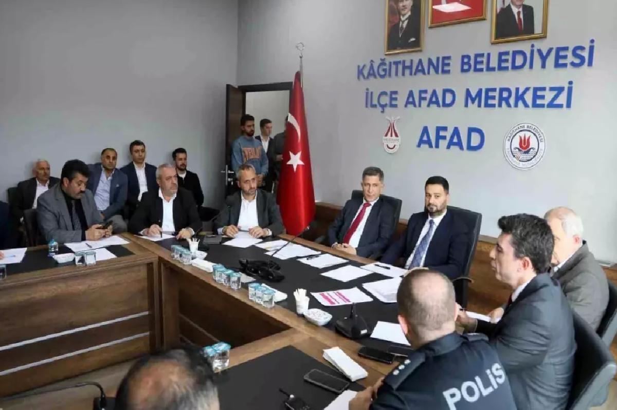 Kağıthane’de Afet Koordinasyon Toplantısı Gerçekleştirildi