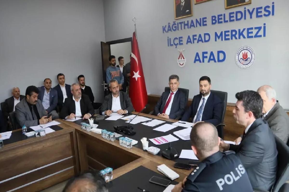 Kağıthane’de Afet Koordinasyon Toplantısı Yapıldı