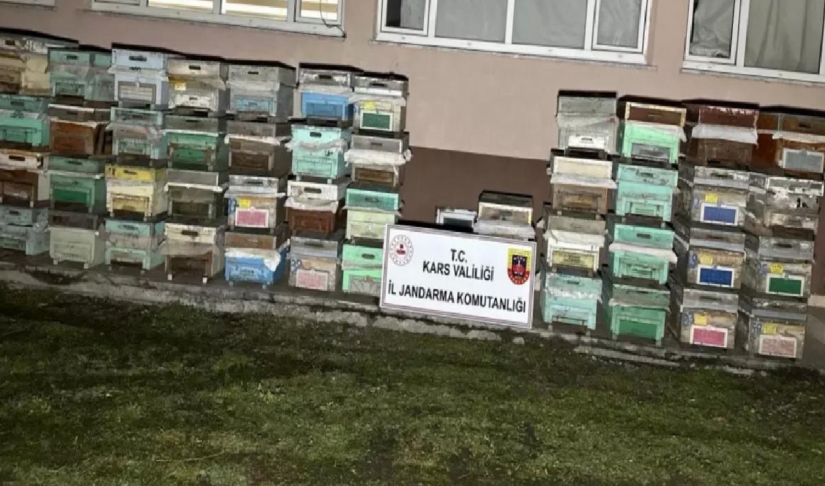 Kağızman’da Arı Kovanı Hırsızları Yakalandı