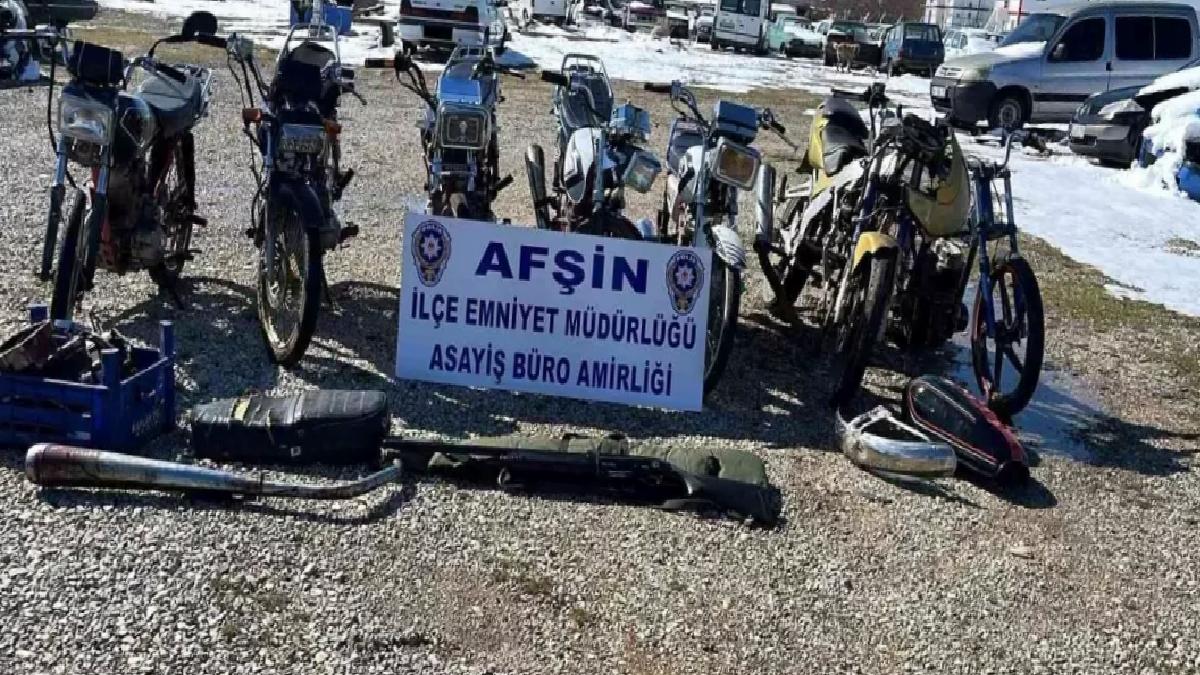 Kahramanmaraş’ta Motosiklet Hırsızları Yakalandı