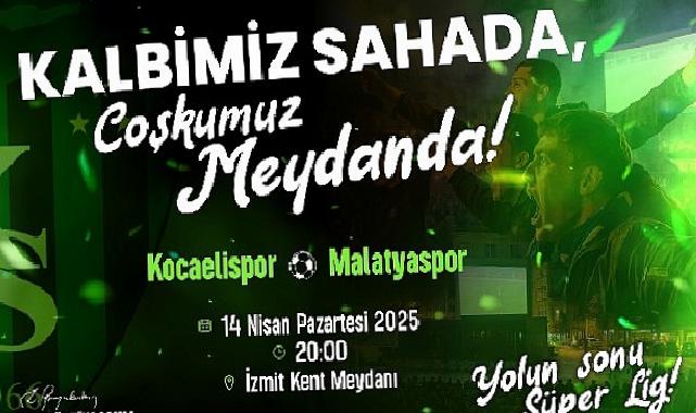 Kalbimiz sahada, coşkumuz meydanda