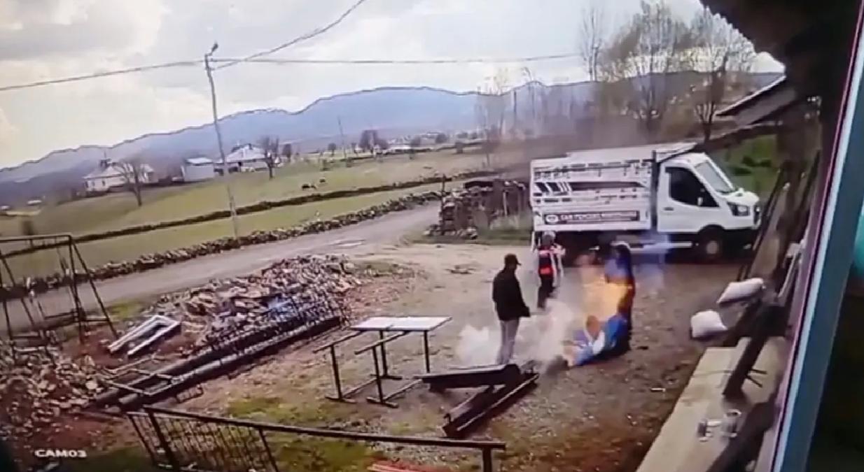 Karlıova’da Varil Patladı