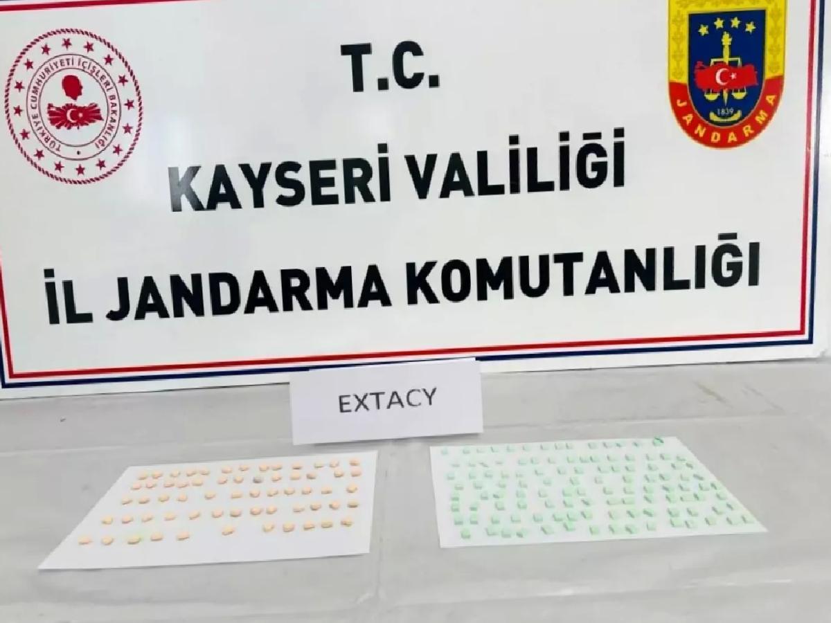 Kayseri’de 176 Uyuşturucu Hap Ele Geçirildi
