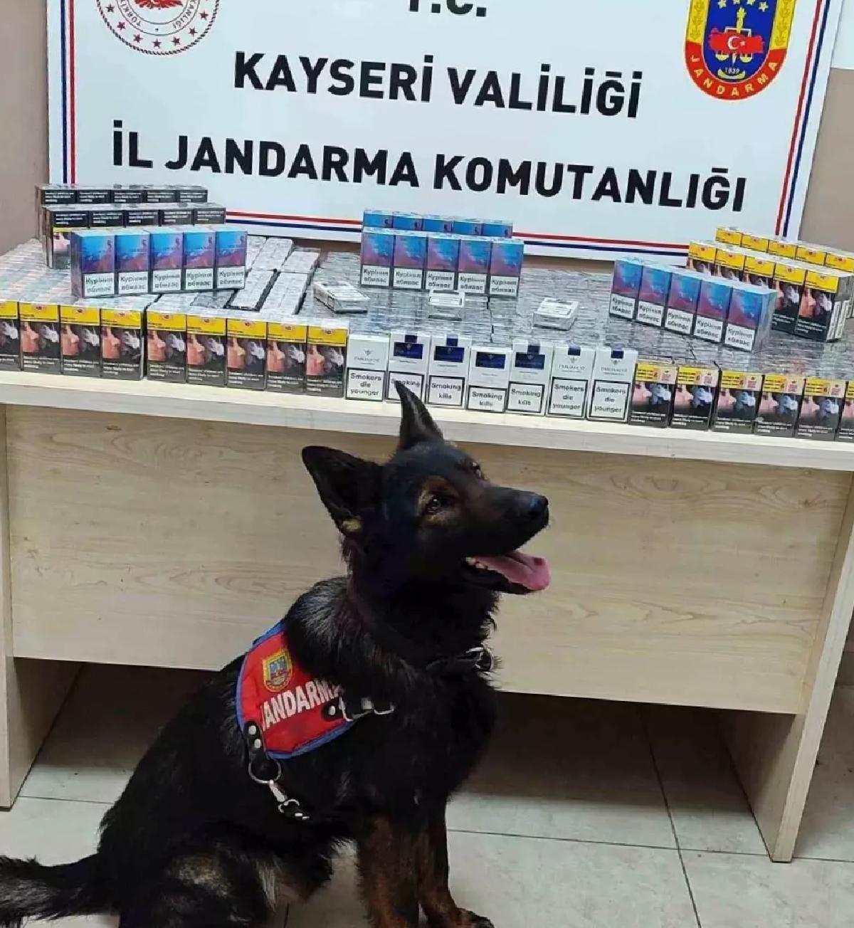 Kayseri’de 670 Paket Kaçak Sigara Ele Geçirildi