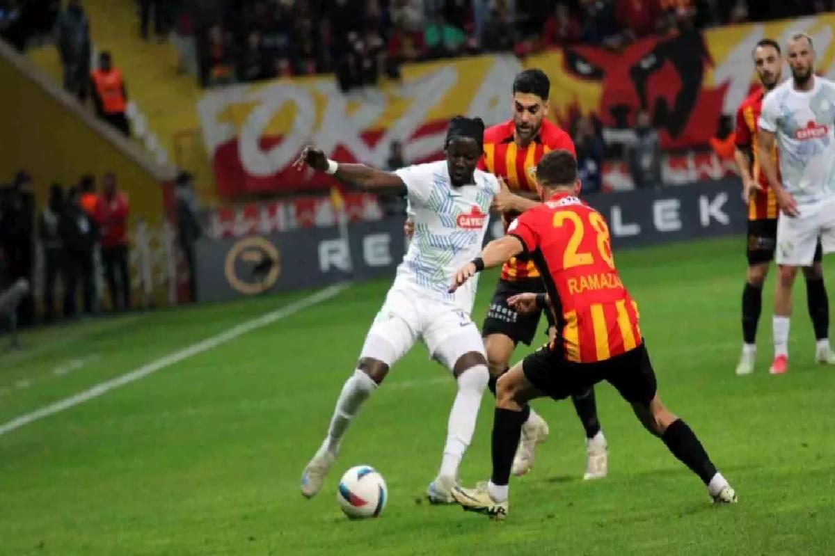 Kayserispor, Rizespor’u 1-0 Önde Geçti