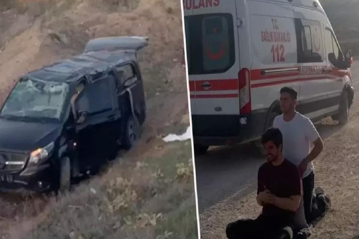 Kaza geçiren ünlü oyuncudan ilk görüntüler