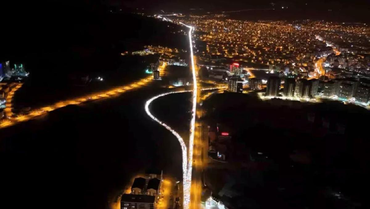 Kırıkkale’de Bayram Dönüş Trafiği Yoğunlaştı