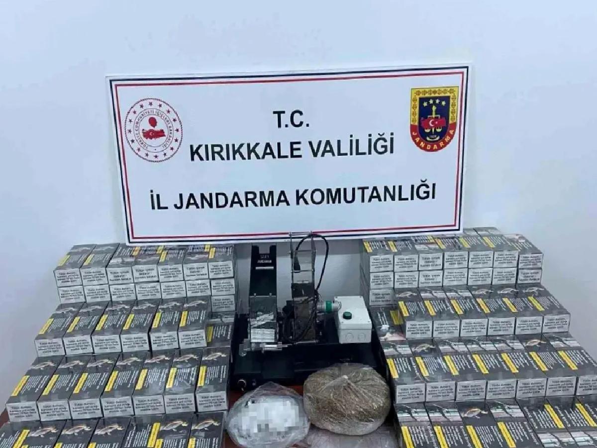 Kırıkkale’de Kaçak Tütün ve Makaron Operasyonu