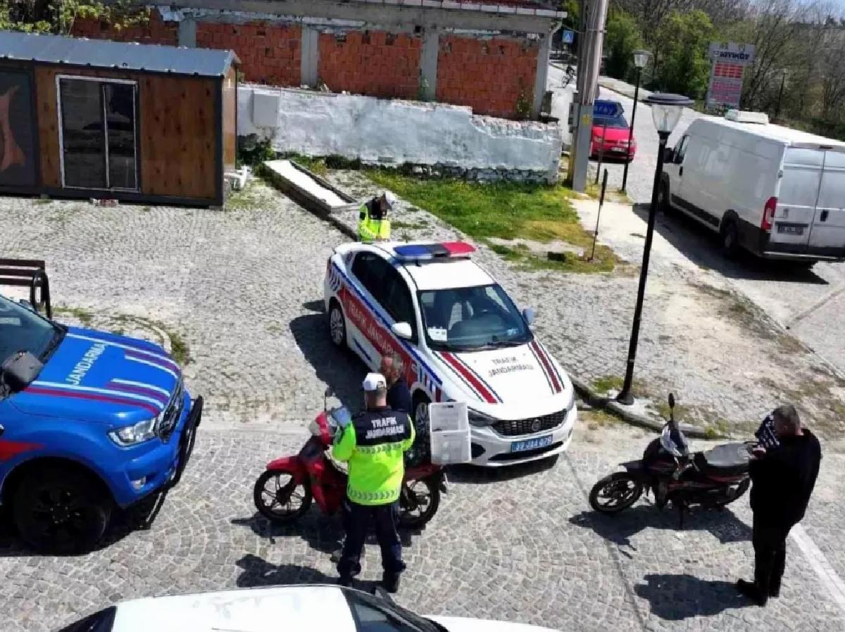 Kırklareli’nde Drone ile Trafik Denetimi