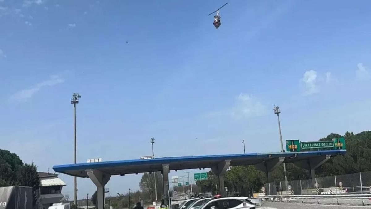 Kırklareli’nde Havadan Trafik Denetimi