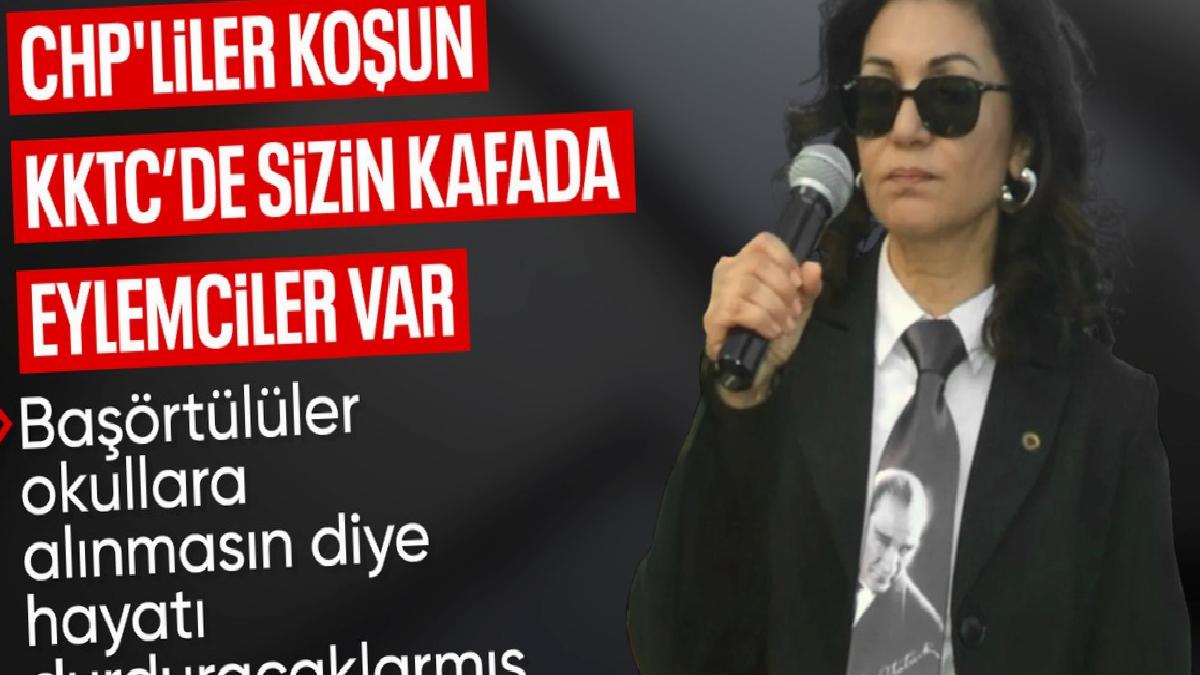 KKTC’de başörtüsünün serbest bırakılmasına karşı ‘hayatı durdurma’ çağrısı yaptılar