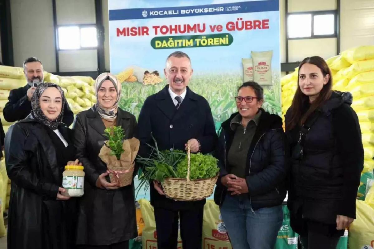 Kocaeli’de Çiftçilere Yüzde 50 Hibeli Tohum ve Gübre Desteği