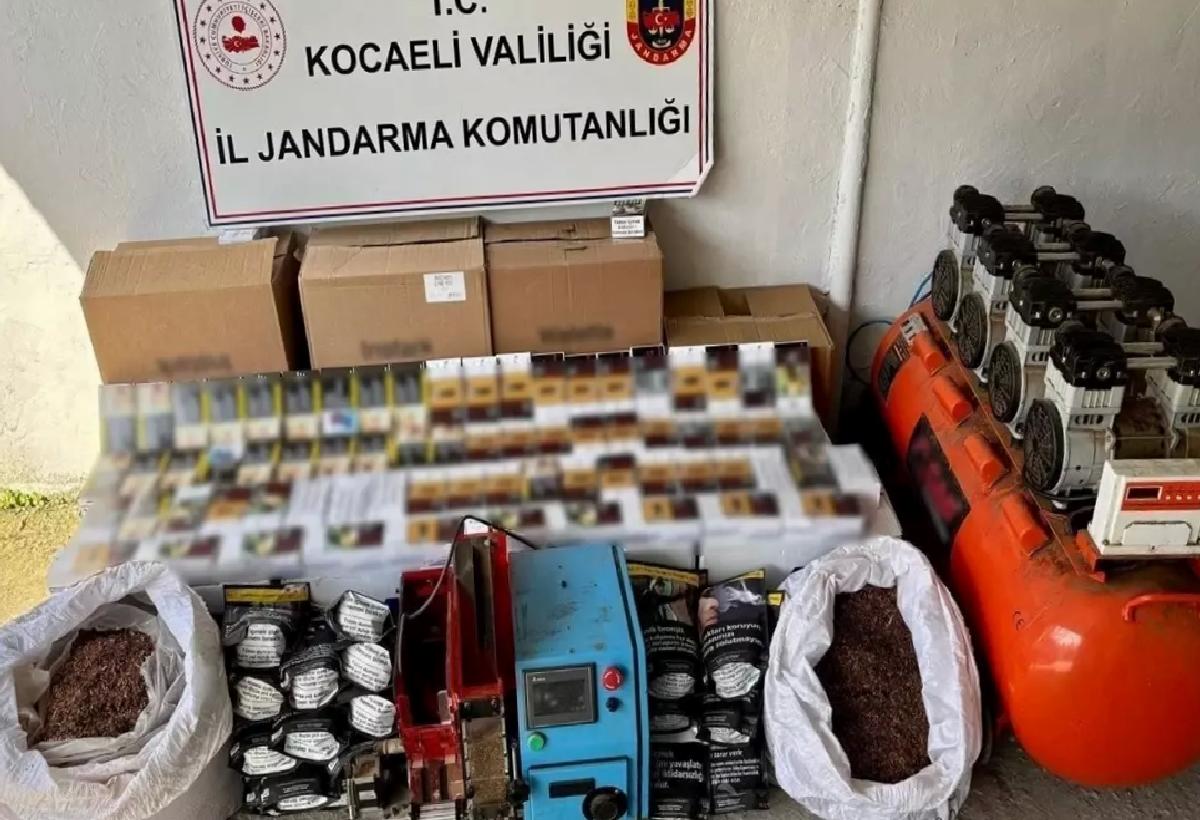 Kocaeli’de Kaçak Sigara Operasyonu: 8 Gözaltı