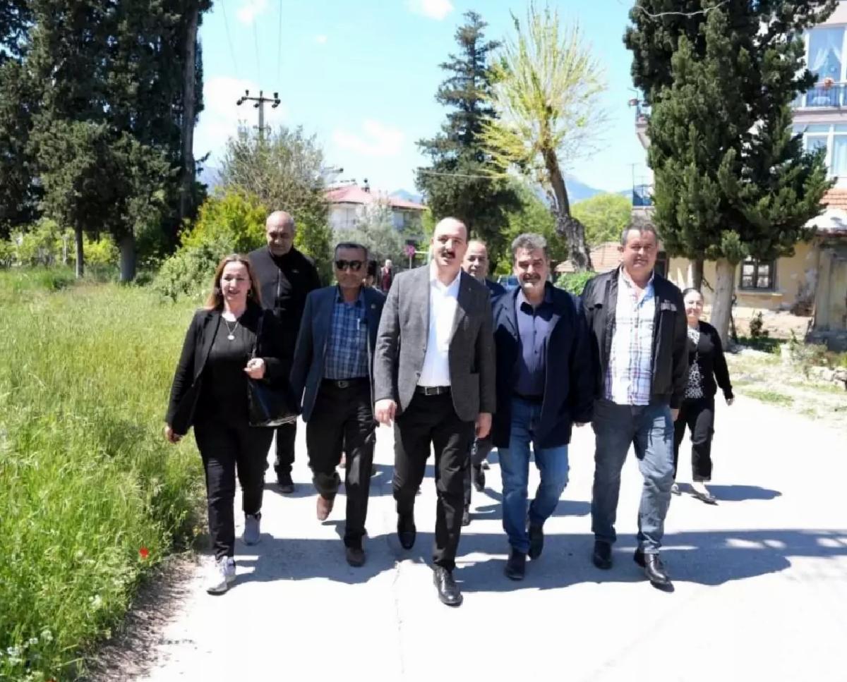 Konyaaltı Belediye Başkanı Cem Kotan Kırsal Mahalleleri Ziyaret Etti