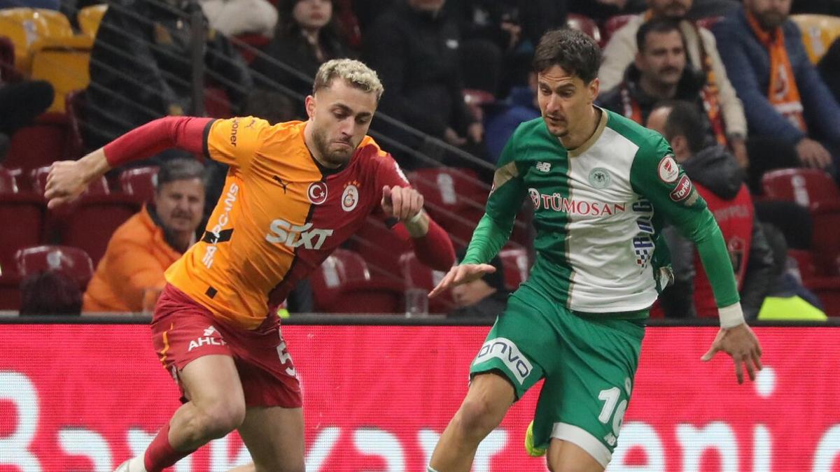 Konyaspor – Galatasaray maçının ilk 11’leri