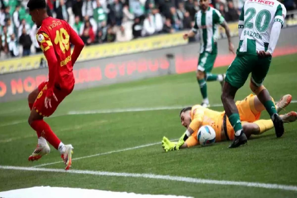 Konyaspor Göztepe’yi 1-0 Yendi