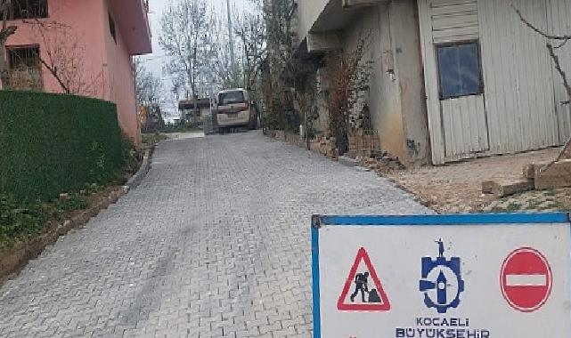 Körfez’in köylerine parke taşı döşeniyor