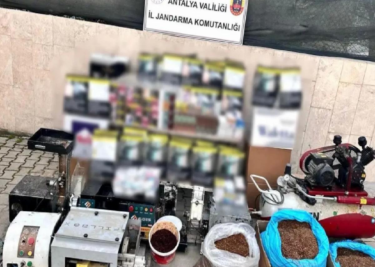 Korkuteli’nde Bandrolsüz Tütün Operasyonu
