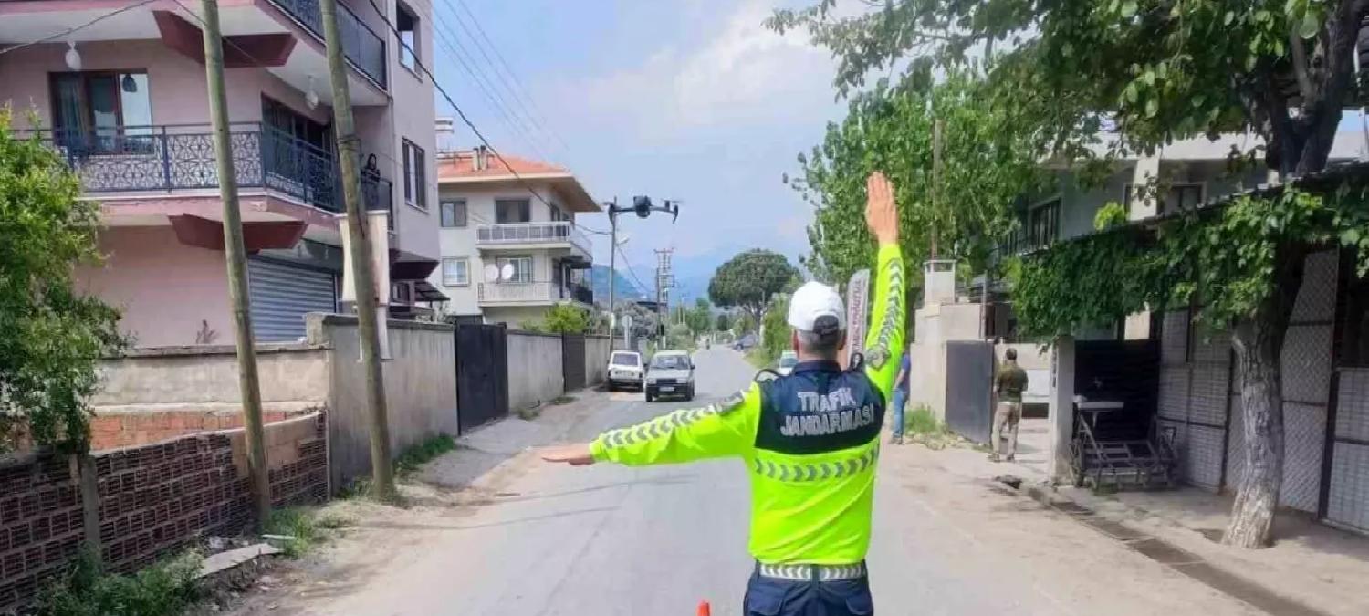 Köşk’te Havadan Trafik Denetimi