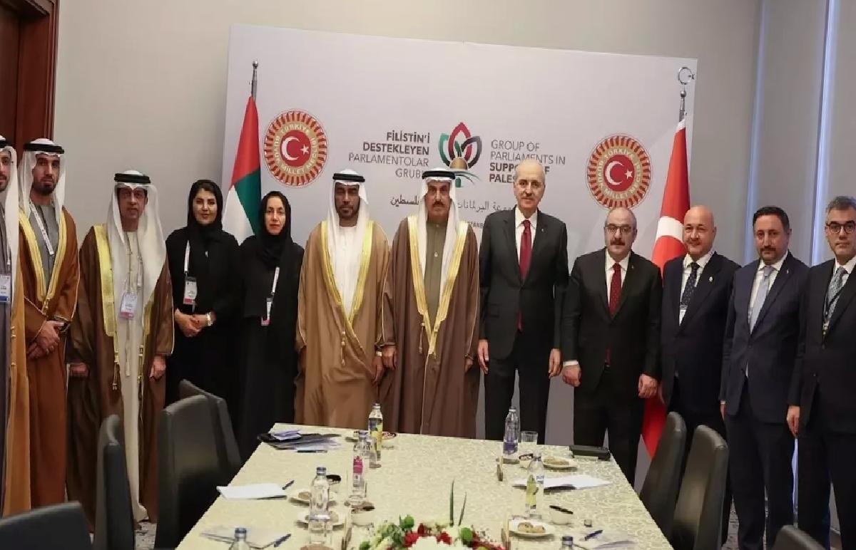 Kurtulmuş, BAE ile Filistin Destek Toplantısı Yaptı
