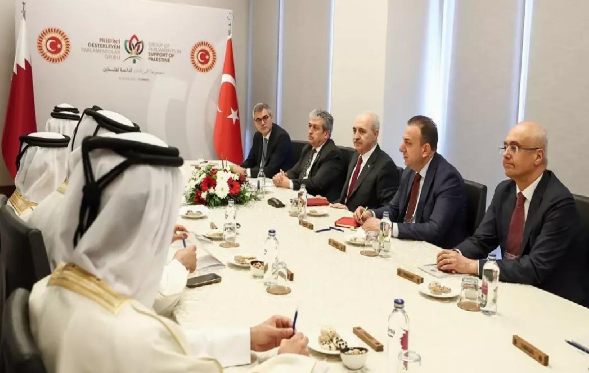 Kurtulmuş’tan Katar’a Filistin Desteği Teşekkürü