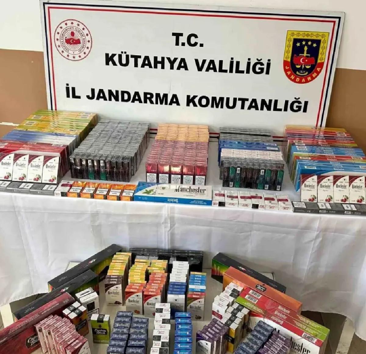Kütahya’da Kaçak Sigara Operasyonu