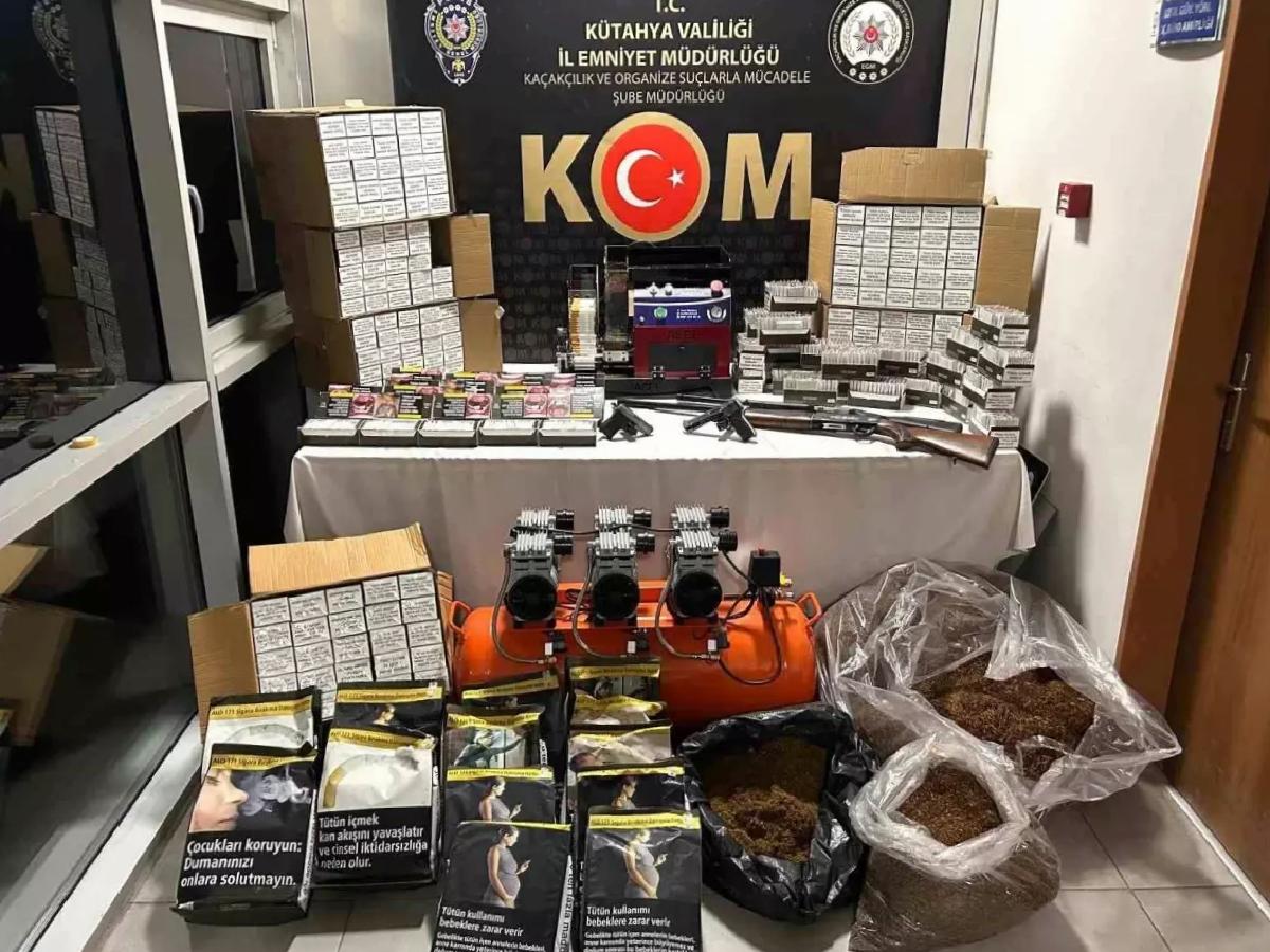 Kütahya’da Kaçak Tütün Operasyonu