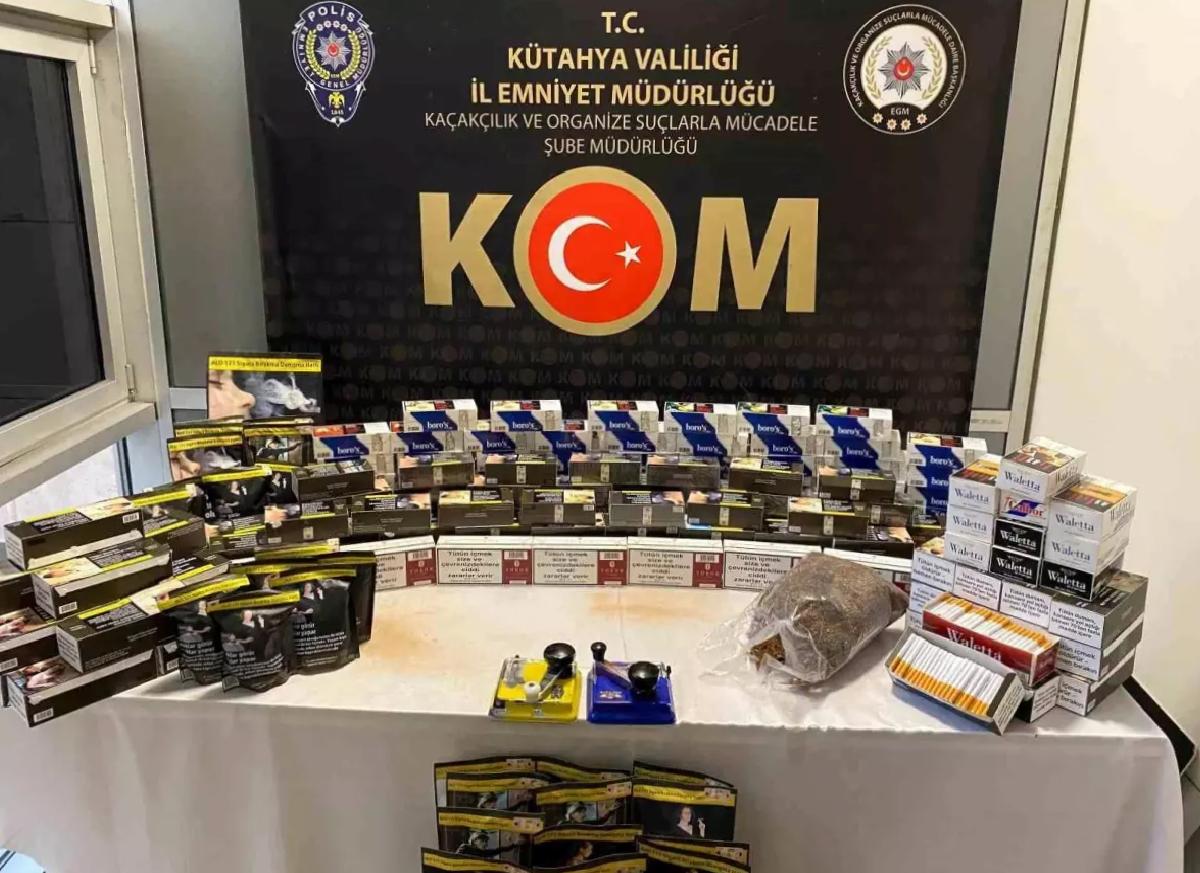 Kütahya’da Kaçak Tütün Operasyonu