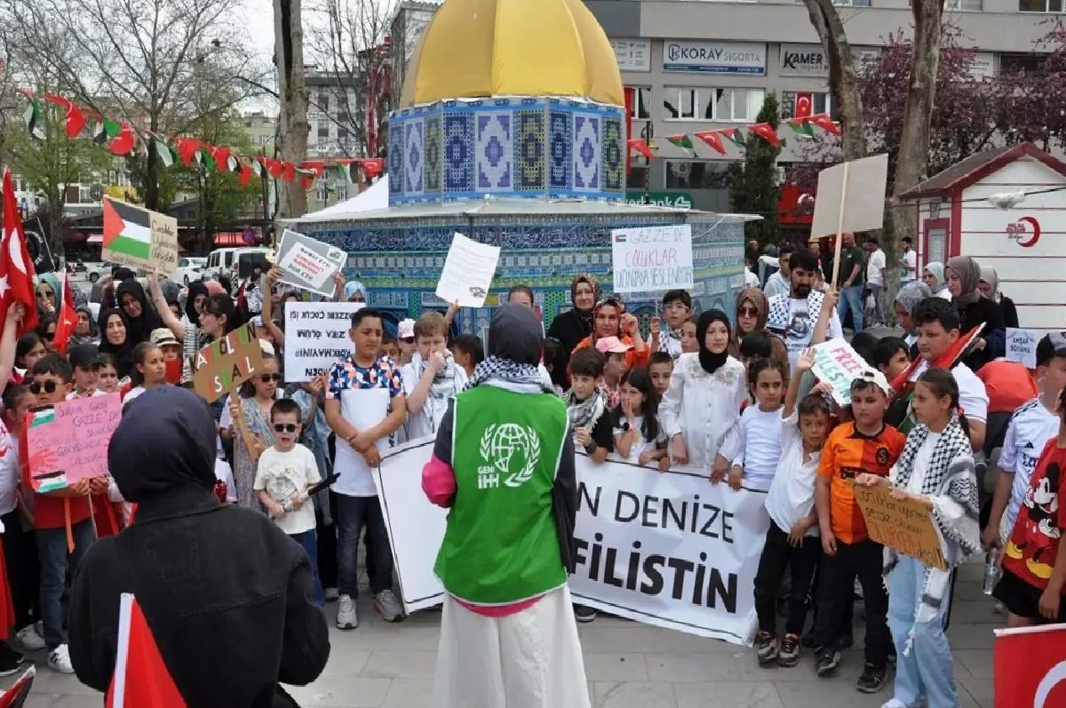Kütahya’dan Gazze’ye Destek Yürüyüşü
