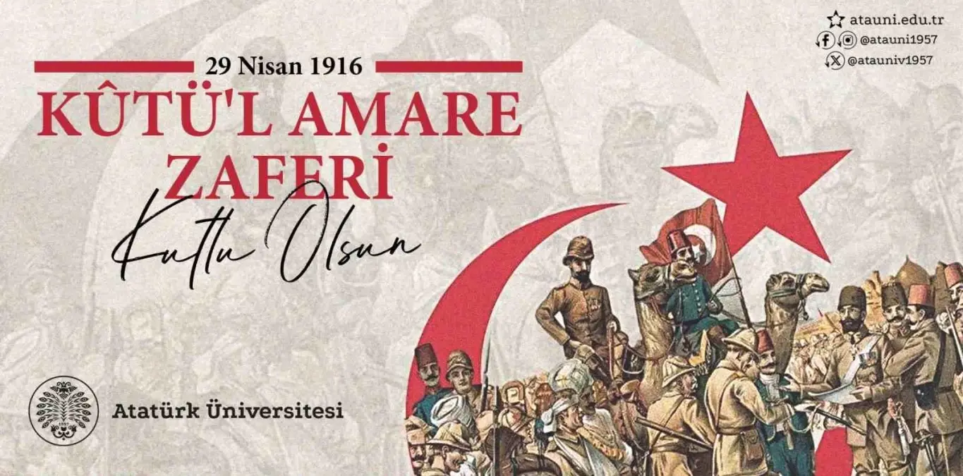 Kütü’l Amare Zaferi’nin 109. Yıldönümü Mesajı