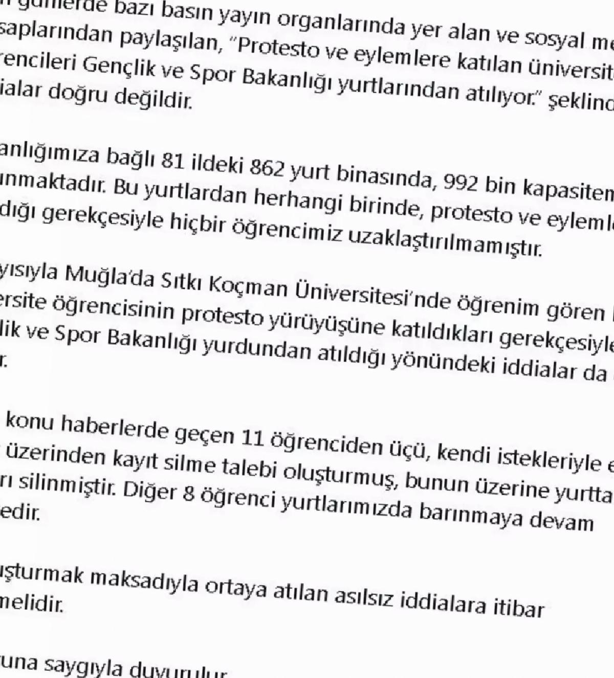 KYGM’den Yurt Atma İddialarına Yanıt